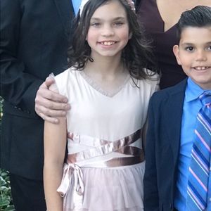 Girls dress Mia Joy Size 12 pink wedding